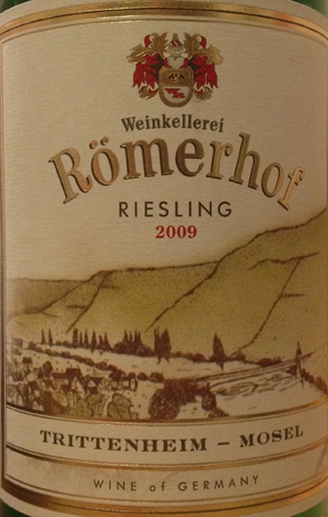 2009 Weinkellerei Römerhof Riesling