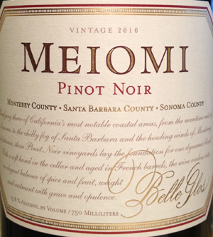 2010 Meiomi Pinot Noir Belle Glos