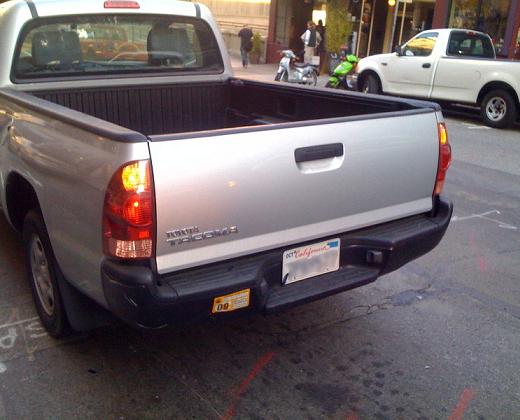 My truck hardly had a scratch on the bumper